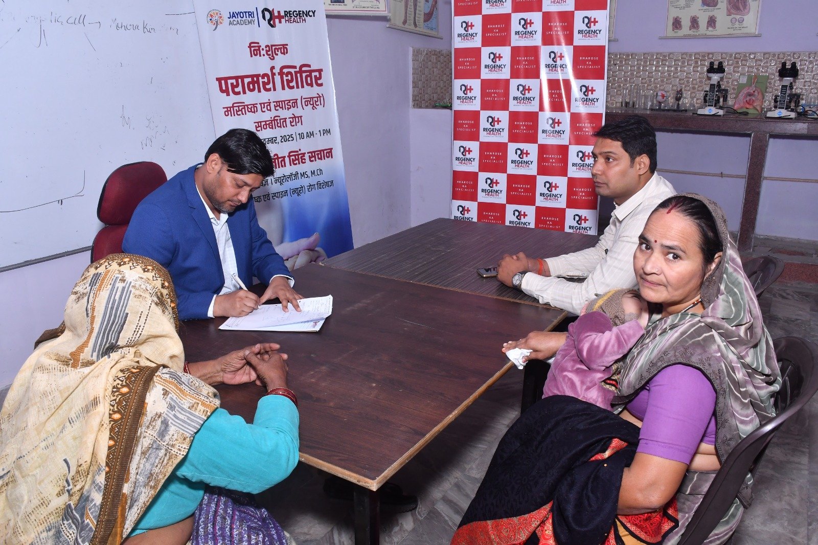 श्री जयगोपाल गायत्री देवी लोक कल्याण ट्रस्ट द्वारा दो नि:शुल्क स्वास्थ्य शिविर सम्पन्न